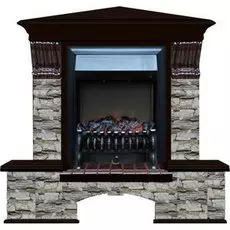 Угловой электрокамин Glenrich