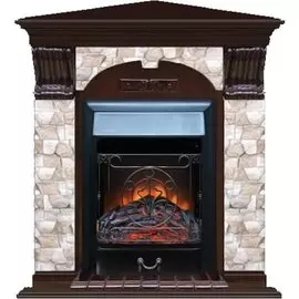 Угловой электрокамин Glenrich