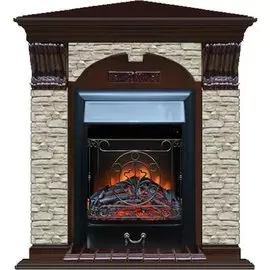 Угловой электрокамин Glenrich