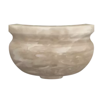 Угловой мраморный светильник Talc