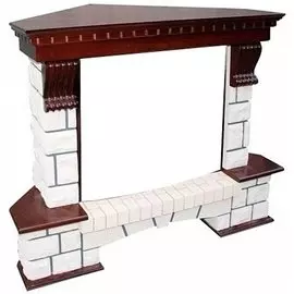 Угловой широкий портал Royal Flame