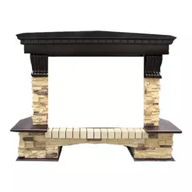 Угловой широкий портал Royal Flame