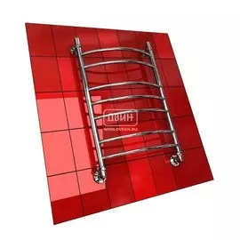 Водяной полотенцесушитель шириной 510 - 600 мм Двин