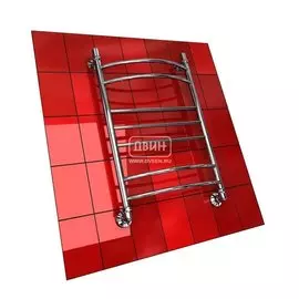 Водяной полотенцесушитель шириной 510 - 600 мм Двин