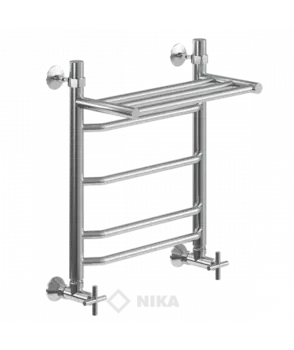 Водяной полотенцесушитель шириной 410 - 500 мм Ника