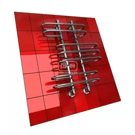 Водяной полотенцесушитель шириной 510 - 600 мм Двин