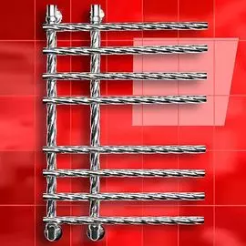 Водяной полотенцесушитель шириной 510 - 600 мм Двин