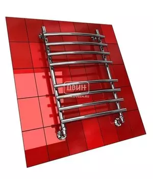 Водяной полотенцесушитель шириной 610 - 700 мм Двин