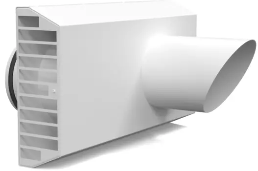 Выход совмещенный приточно-вытяжной фасадный AirDS