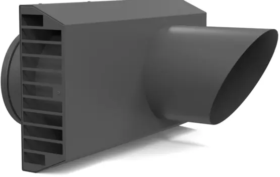 Выход совмещенный приточно-вытяжной фасадный AirDS