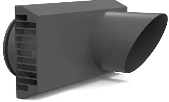 Выход совмещенный приточно-вытяжной фасадный AirDS