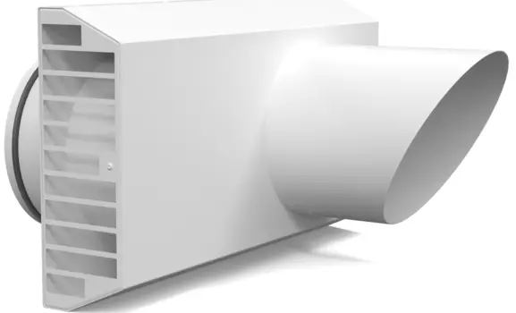 Выход совмещенный приточно-вытяжной фасадный AirDS