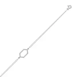 Браслет c фианитами