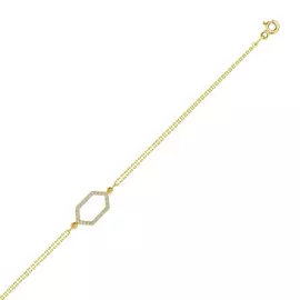 Браслет c фианитами