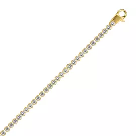 Браслет c фианитами