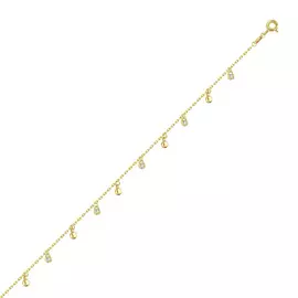 Браслет c фианитами