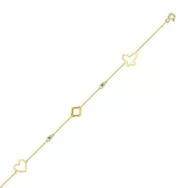 Браслет c фианитами