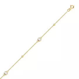 Браслет c фианитами