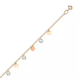 Браслет c фианитами