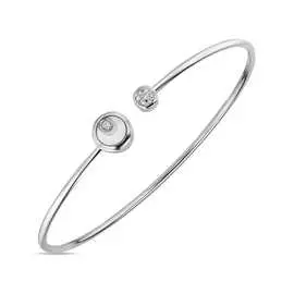 Браслет c топазом, бриллиантами и стеклом