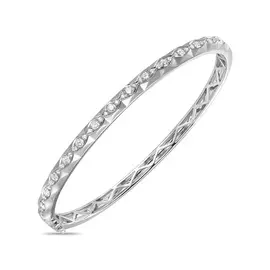 Браслет жесткий c бриллиантами