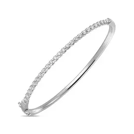 Браслет жесткий c бриллиантами