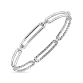 Браслет жесткий c бриллиантами