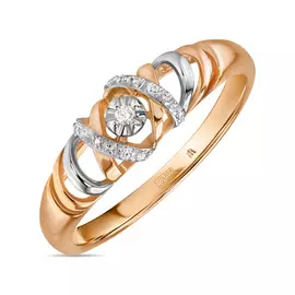 Кольцо c бриллиантами