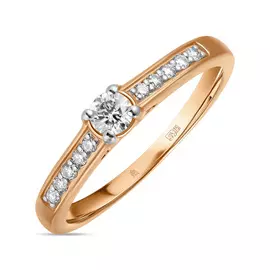 Кольцо c бриллиантами