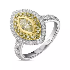 Кольцо c бриллиантами