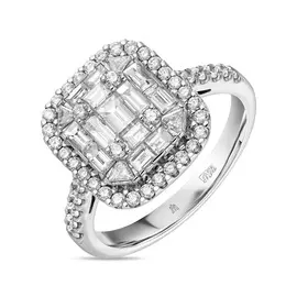 Кольцо c бриллиантами