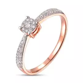 Кольцо c бриллиантами