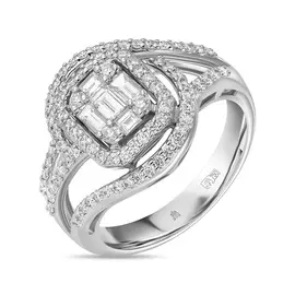 Кольцо c бриллиантами