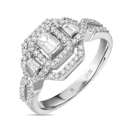 Кольцо c бриллиантами