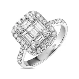 Кольцо c бриллиантами