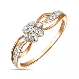 Кольцо c бриллиантами