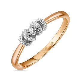 Кольцо c бриллиантами