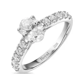 Кольцо c бриллиантами