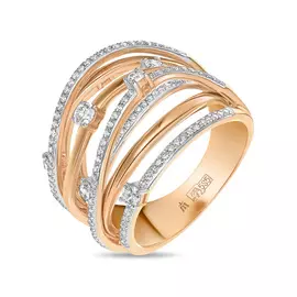 Кольцо c бриллиантами