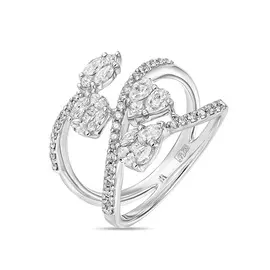 Кольцо c бриллиантами