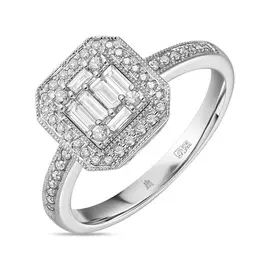 Кольцо c бриллиантами