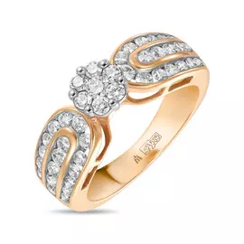 Кольцо c бриллиантами