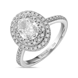 Кольцо c бриллиантами