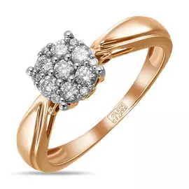 Кольцо c бриллиантами