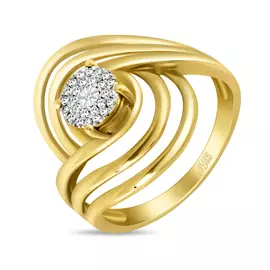 Кольцо c бриллиантами