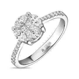 Кольцо c бриллиантами