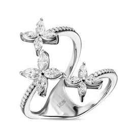 Кольцо c бриллиантами