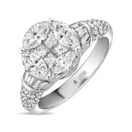 Кольцо c бриллиантами