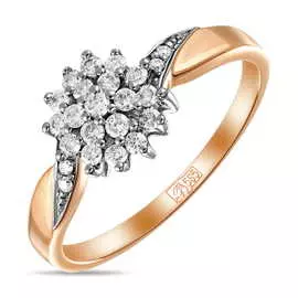 Кольцо c бриллиантами