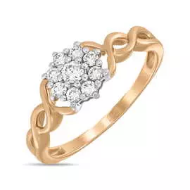 Кольцо c бриллиантами